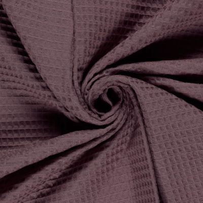 Tissu Nid d&#039;abeille uni Mauve - Par 10 cm