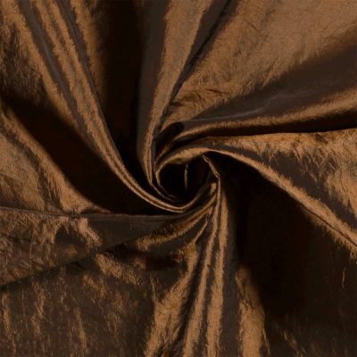 Tissu Taffetas d&#039;habillement Froissé Bronze - Par 10 cm