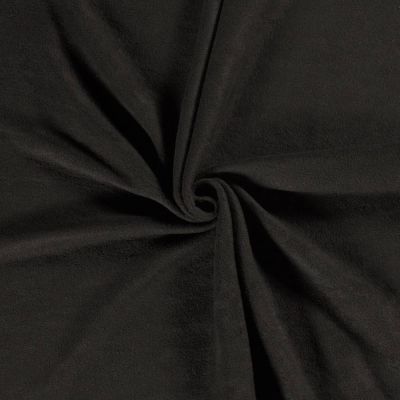 Tissu Polaire doux Arctica uni Noir - Par 10 cm