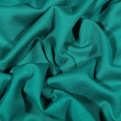 Coupon Tissu Jersey Milano uni Vert canard - Coupon de 10 cm