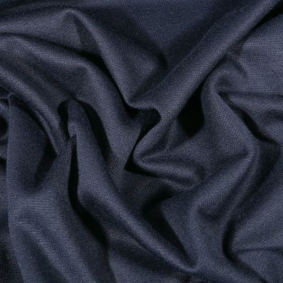 Tissu Jersey Milano uni Bleu marine - Par 10 cm