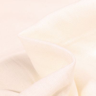 Tissu Viscose Lin uni Blanc cassé - Par 10 cm