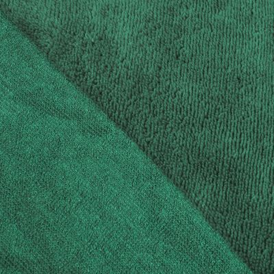 Tissu Micro Éponge Bambou Vert épicéa - Par 10 cm