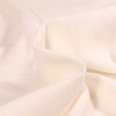 Tissu Gaze de coton uni Ecru - Par 10 cm