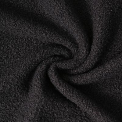 Tissu Fausse fourrure Bouclette Daphné uni Gris anthracite - Par 10 cm