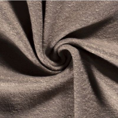 Tissu Lainage uni Taupe - Par 10 cm