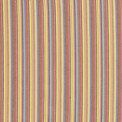 Tissu Jacquard Mexicain Rayé sur fond Jaune - Par 10 cm