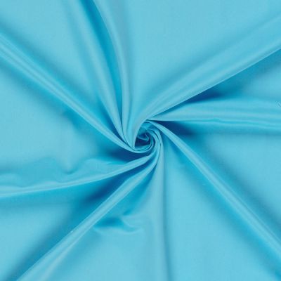 Tissu Short de bain déperlant recyclé uni Bleu turquoise - Par 10 cm