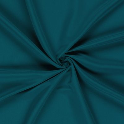 Tissu Short de bain déperlant recyclé uni Bleu canard - Par 10 cm