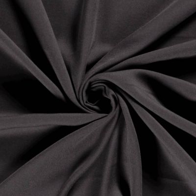 Tissu Viscose  Tahliah uni Gris anthracite - Par 10 cm