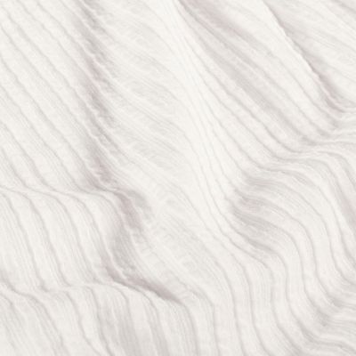 Tissu Jersey Bord Côte stretch Romy uni Blanc cassé - Par 10 cm