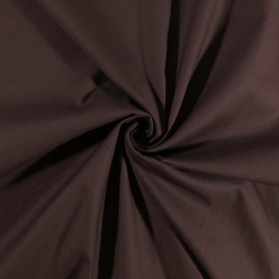 Tissu Coton Satiné extensible Ebene - Par 10 cm