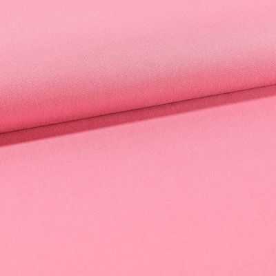 Tissu Toile Coton Canvas uni Rose - Par 10 cm