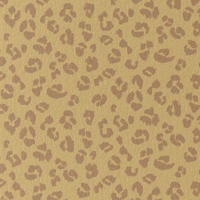 Tissu Jersey Coton Panthère Fawana sur fond Camel - Par 10 cm
