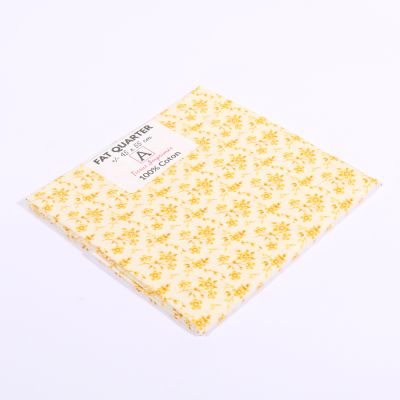 Coupon tissu Coton n°27 Jaune - 45 x 55 cm