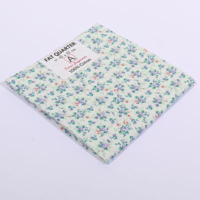 Coupon tissu Coton n°49 Bleu - 45 x 55 cm