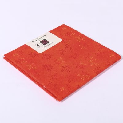 Coupon tissu Coton n°89 Brique - 45 x 55 cm