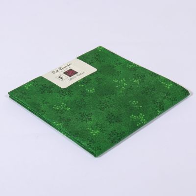 Coupon tissu Coton n°89 Vert prairie - 45 x 55 cm