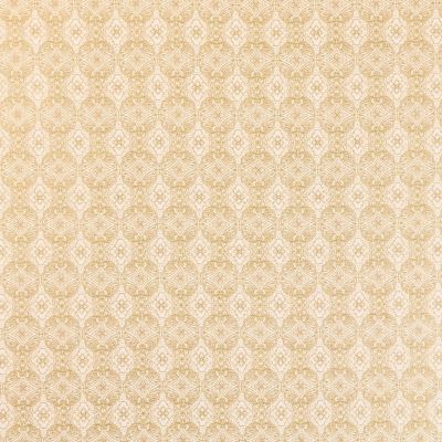 Tissu Coton Robert Kaufman Imperial Motifs ornementaux beiges et dorés sur fond Ecru - Par 10 cm