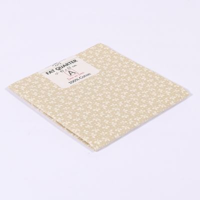 Coupon tissu Coton n°70 Beige - 45 x 55 cm