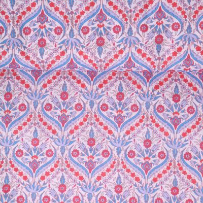 Tissu Coton imprimé indien Anaya sur fond Blanc - Par 10 cm