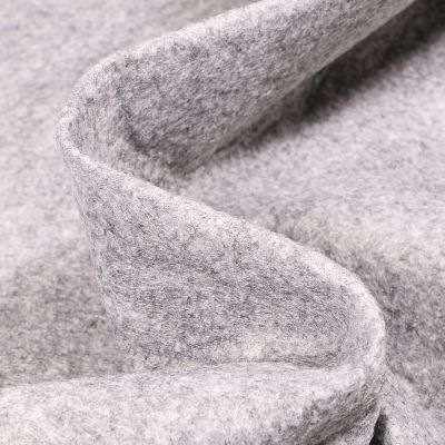 Tissu Feutrine 180 cm Gris chiné - Par 10 cm
