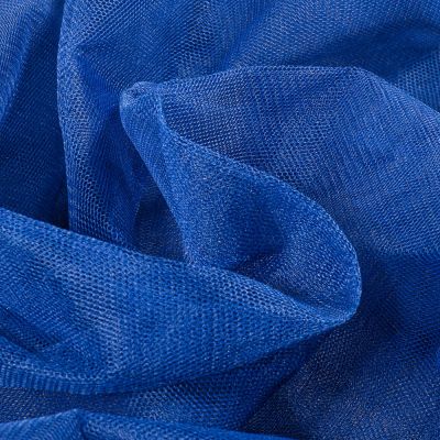 Tissu Tulle rigide uni Bleu marine - Au mètre