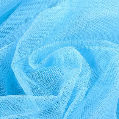 Tissu Tulle rigide uni Bleu ciel - Au mètre