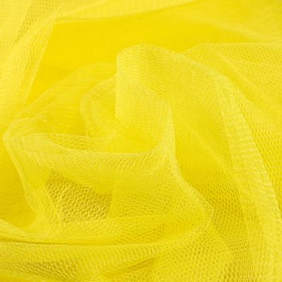 Tissu Tulle rigide uni Jaune - Au mètre
