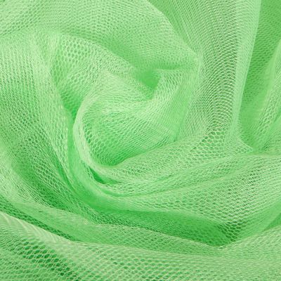 Tissu Tulle rigide uni Vert anis - Au mètre
