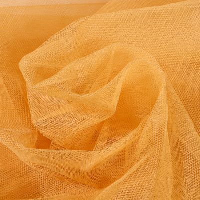 Tissu Tulle rigide uni Camel - Au mètre