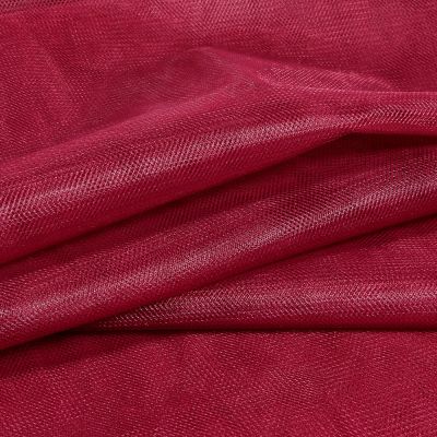 Tissu Tulle souple grande largeur uni Bordeaux - Au mètre