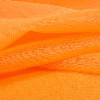 Tissu Tulle souple grande largeur uni Orange - Au mètre