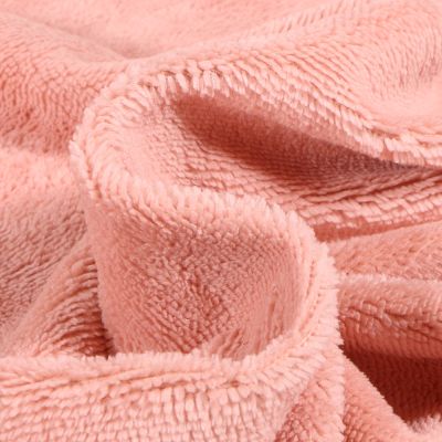 Tissu Micro Éponge Bambou uni Rose nude - Coupon de 3 mètres