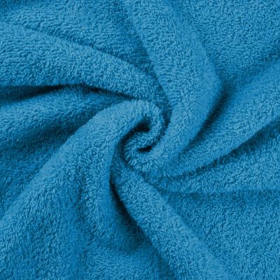 Tissu Eponge légère 340 g/m² uni Bleu turquoise - Par 10 cm