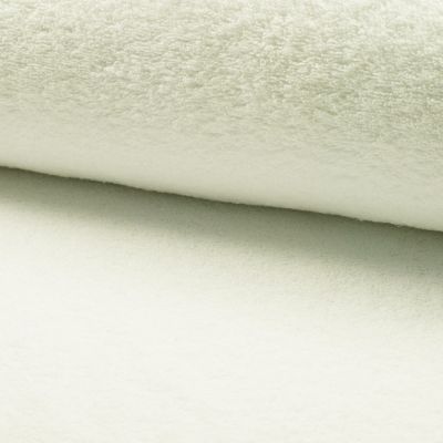 Tissu Eponge légère 340 g/m² uni Ecru - Par 10 cm