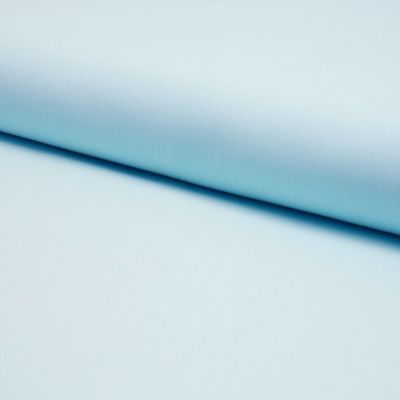 Tissu Voile de coton uni Bleu ciel - Par 10 cm