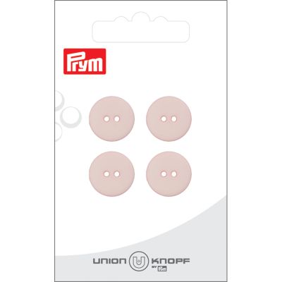 Bouton Prym Stella 15 mm x4 - Rose pâle