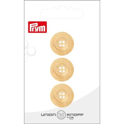 Bouton Prym Théo 18 mm x3 - Bois