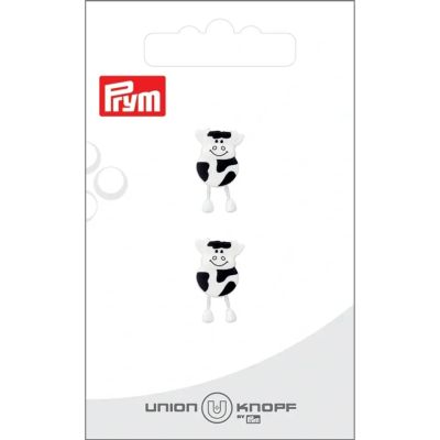 Bouton Prym Vache 18 mm x2 - Blanc