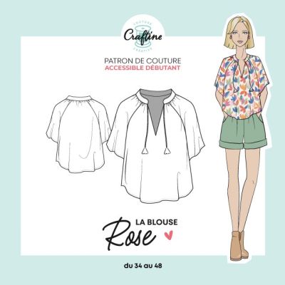 Patron Craftine Blouse Rose