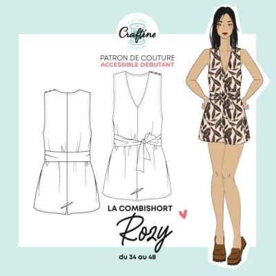 Patron Craftine Combishort Rozy