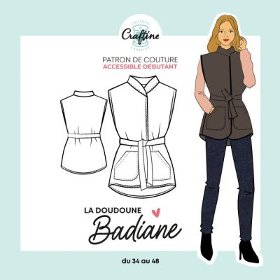 Patron Craftine Doudoune Badiane