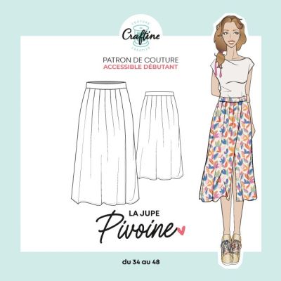 Patron Craftine Jupe Pivoine