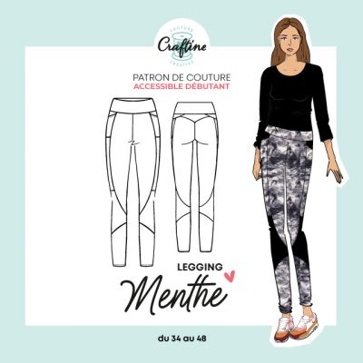 Patron Craftine Legging Menthe