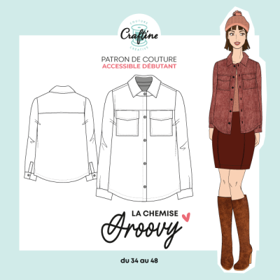 Patron Craftine Chemise Groovy