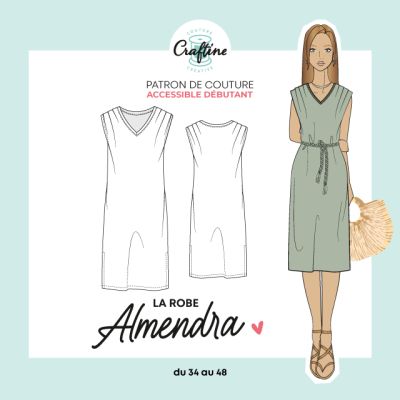 Patron Craftine Robe Almendra