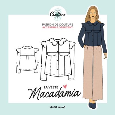Patron Craftine Veste Macadamia