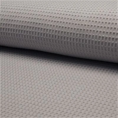 Tissu Nid d&#039;abeille Gris souris x10cm