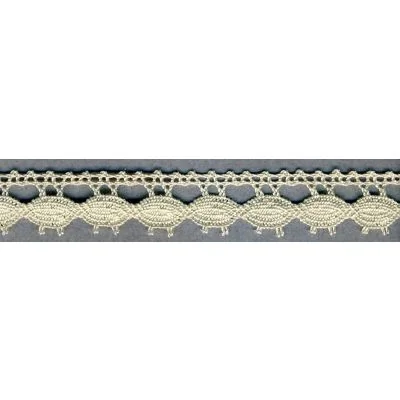 Dentelle Coton 15 mm Ecru x1m